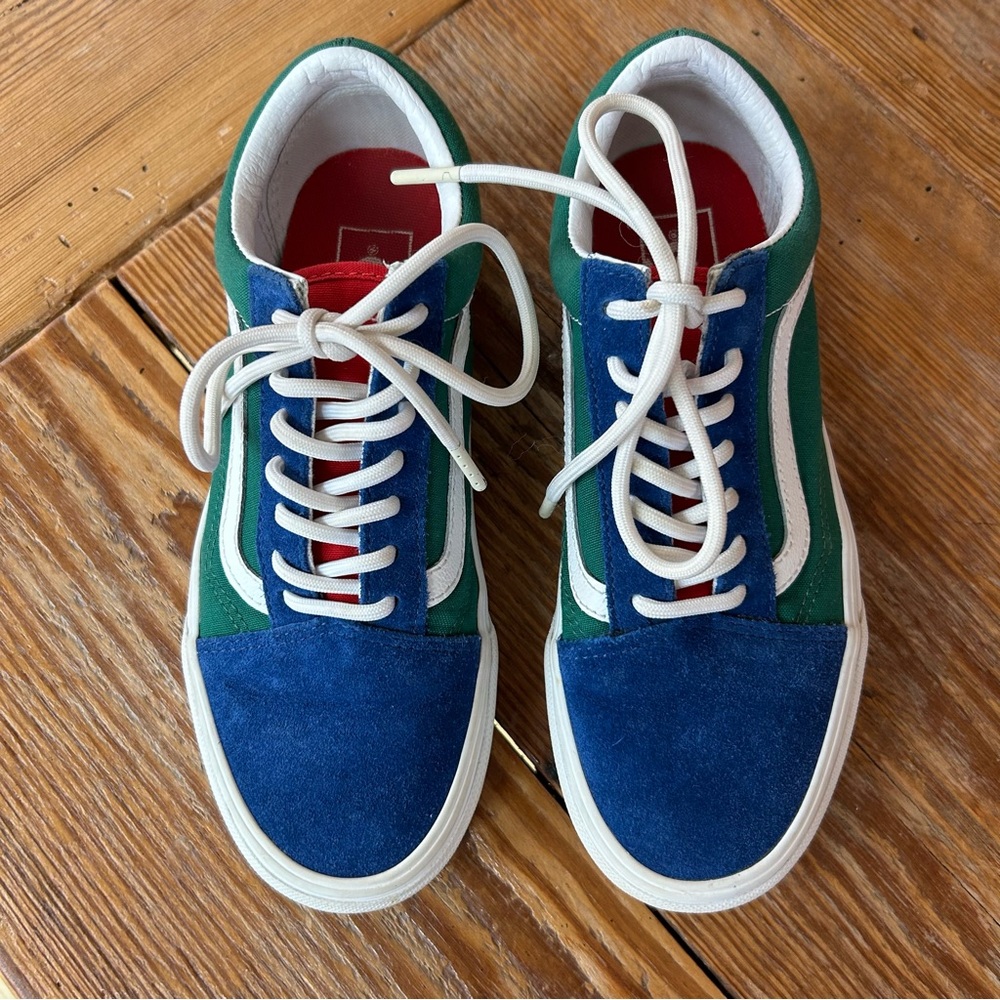 VANS Old Skool Yacht Club Suede Canvas Shoes VN0A38G1R1Q - Picture 2 of 14